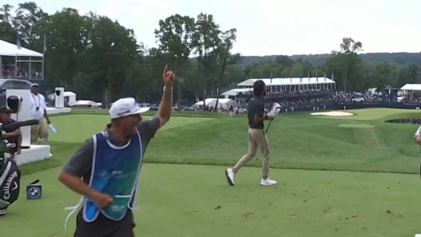 Akshay Bhatia drills first PGA Tour career hole-in-one at BMW Championship
