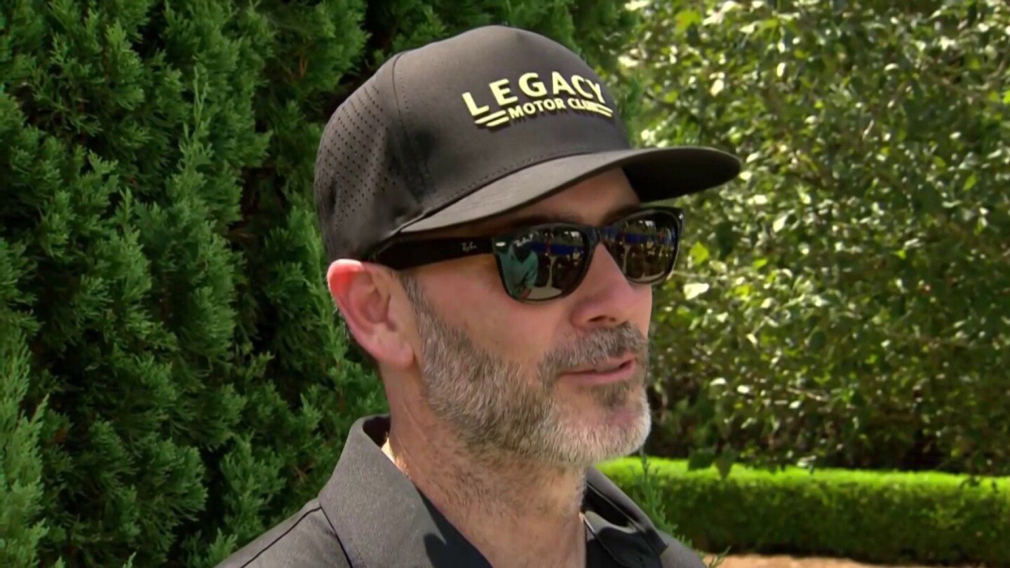 NASCAR champion Jimmie Johnson talks love for golf, appeal to drivers