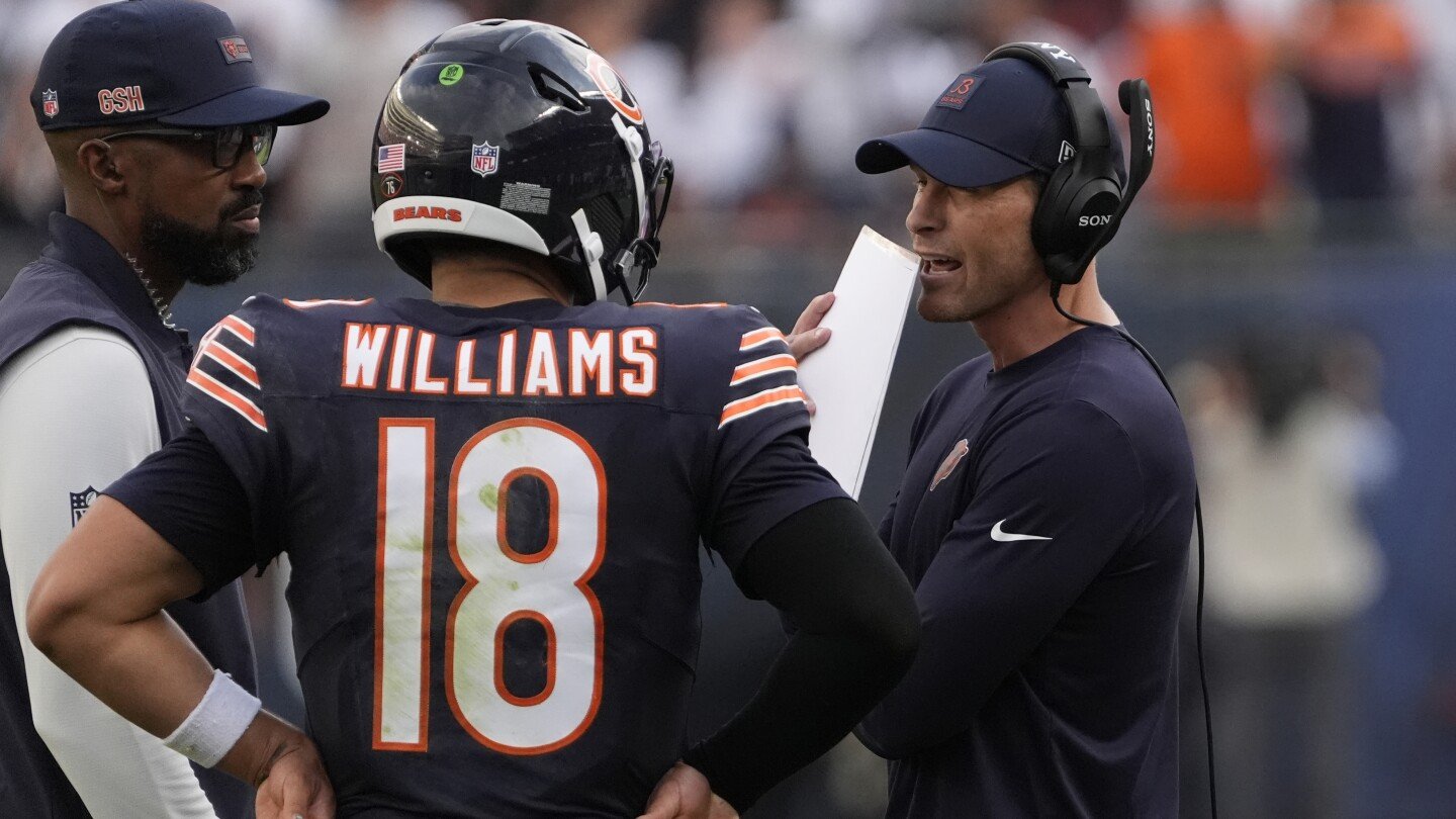 Ben Johnson, Caleb Williams respond to Troy Aikman’s perceived criticism of offense