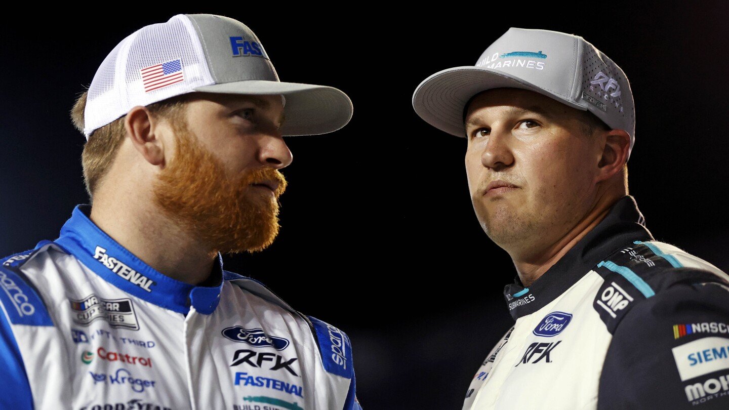 Teammates vie for final NASCAR Cup playoff spot with 4 races left in regular season Teammates vie for final NASCAR Cup playoff spot with 4 races left in regular season