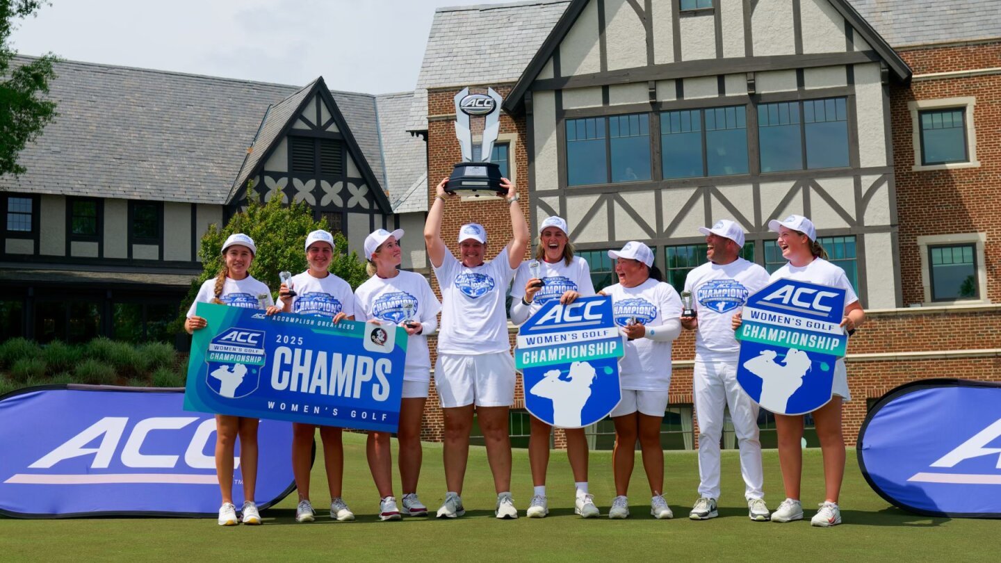 ‘Let’s honor them’: Florida State bringing first ACC women’s golf title back to Tallahassee ‘Let’s honor them’: Florida State bringing first ACC women’s golf title back to Tallahassee