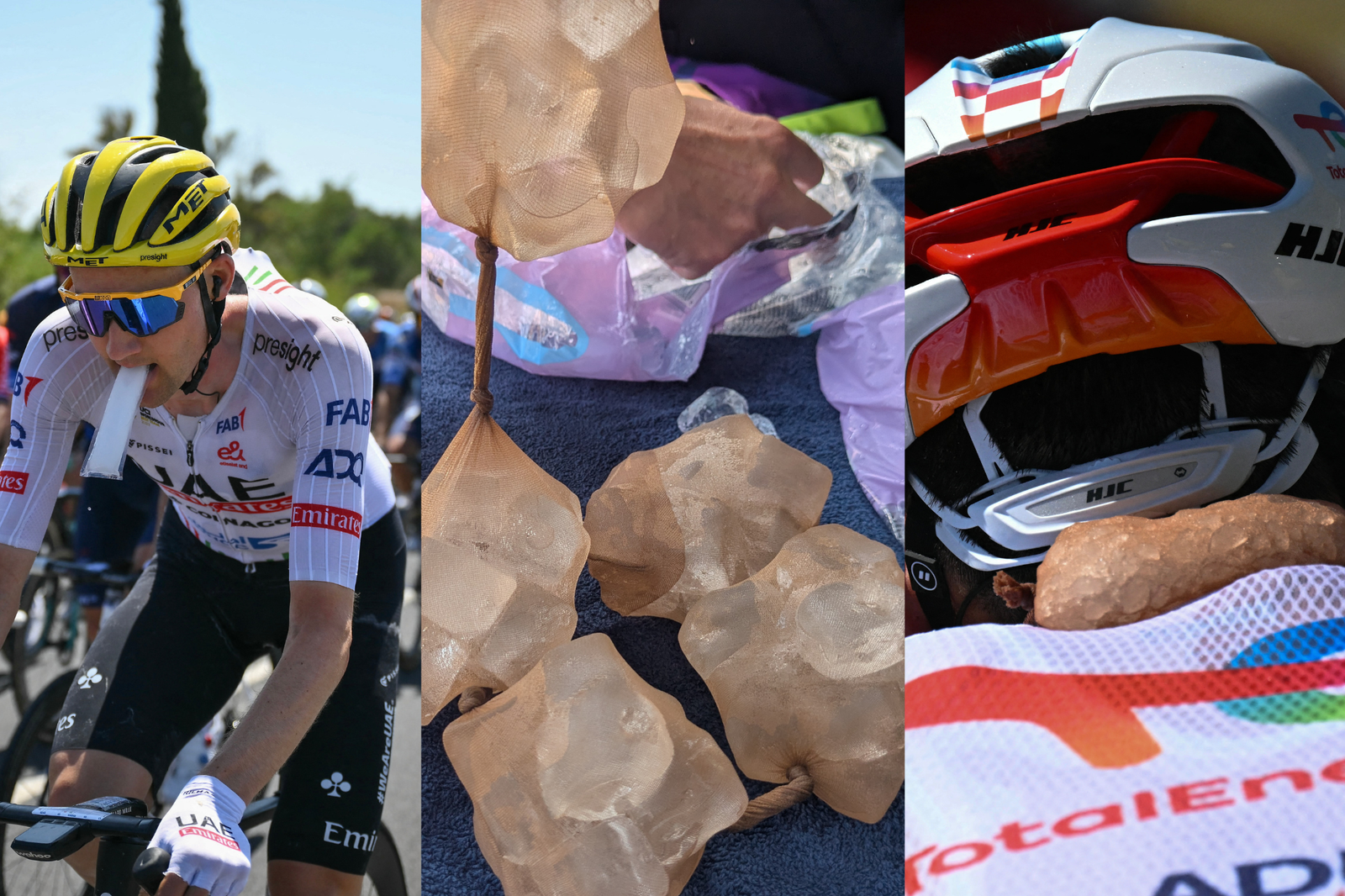 Tights, buckets and baths: how teams at the Tour de France are keeping their riders cool Tights, buckets and baths: how teams at the Tour de France are keeping their riders cool