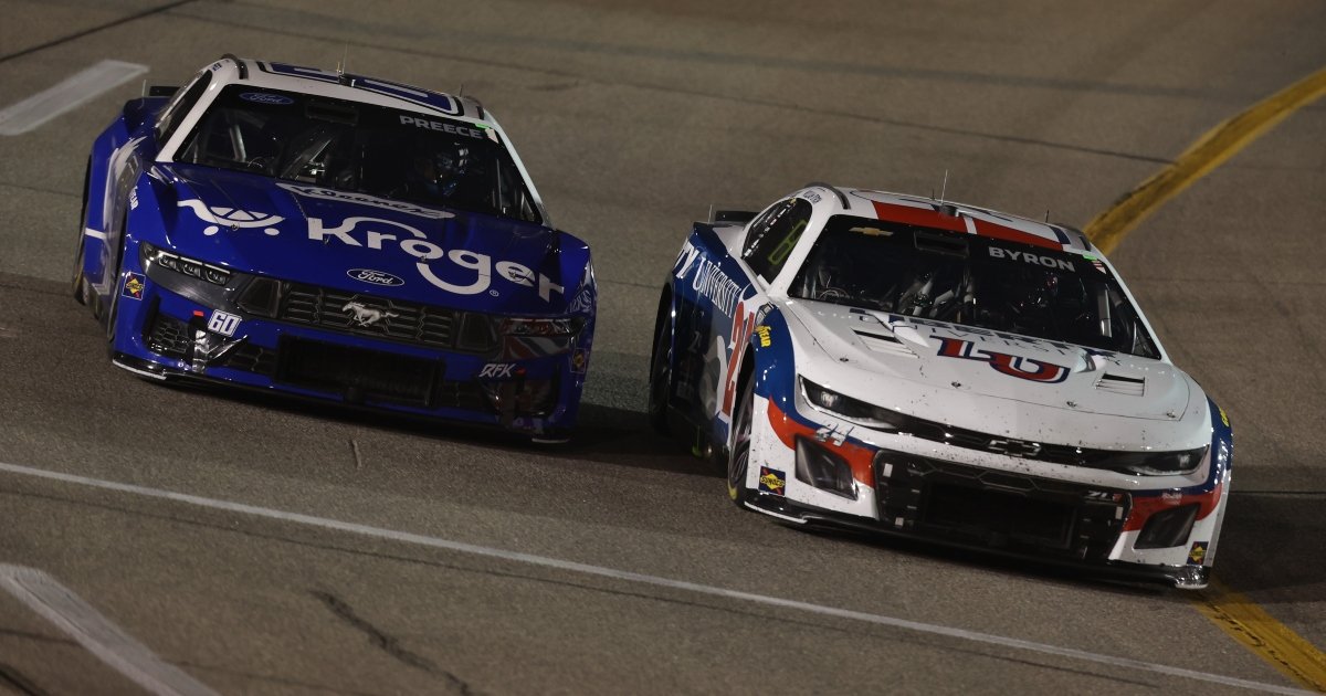 William Byron clinches regular season championship over Chase Elliott at Richmond